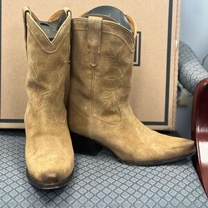 Tecovas Women's Almond Suede Boots